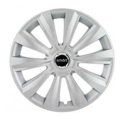 Set 4 Capace Roti, potrivite jantelor de R16, pentru Smart, model delta cromat foto