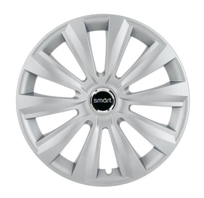 Set 4 Capace Roti, potrivite jantelor de R16, pentru Smart, model delta cromat