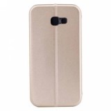 Husa Portofel Samsung Galaxy J5 2017 MyStyle Gold Piele Ecologica Protectie Anti Zgarieturi