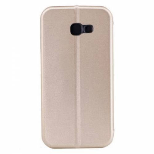 Husa protectie tip portofel pentru Samsung Galaxy S7 Edge Gold Fine Touch