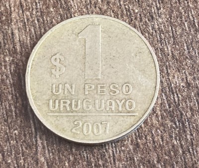 C50 - Moneda foarte veche - Uruguay - 1 peso - 2007 foto
