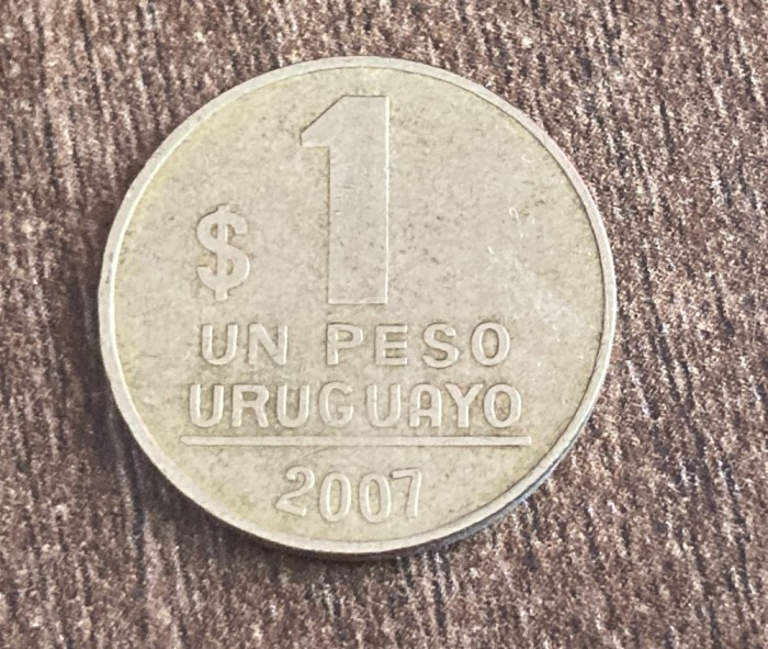 C50 - Moneda foarte veche - Uruguay - 1 peso - 2007