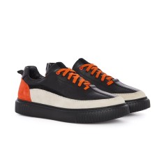 Sneakers barbati albastri din piele PA24