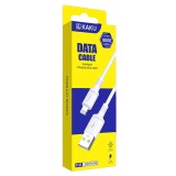 Cablu de incarcare si transfer date, pentru iPhone, cu conector tip Lightning, 1m, 2.8A, Kaku, Skin Feel,