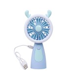 Ventilator de mana USB, 3.7W, 3 viteze, mov, portabil si usor de transportat