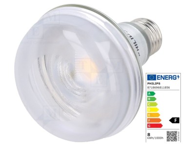 Lampă LED E27 8W 2700K foto