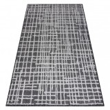 Covor SISAL SION Spalier, linii 22144 țesute plate negru / ecru, 180x270 cm