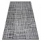 Covor SISAL SION Spalier, linii 22144 țesute plate negru / ecru, 180x270 cm