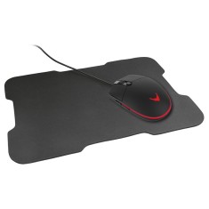 Mouse gaming, 3200 dpi, LED, cablu 1.5 m, mousepad inclus, Negru