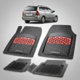 Cumpara ieftin Covorase Auto Cauciuc Tip Tavita Compatibile Toyota Corolla E12 Combi (2001-2007) Red
