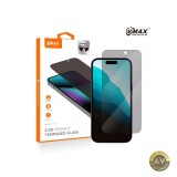 Folie de protectie Ecran Privacy Vmax pentru Apple iPhone 16 Pro Max Sticla Securizata Full Glue 2.5D