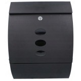 Cutie postala de exterior, pentru gard sau perete, din otel zincat, cu incuietoare, 40x12x30cm, gri argintiu Household NewTrend