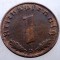 2.592 GERMANIA WWII 1 REICHSPFENNIG 1939 D