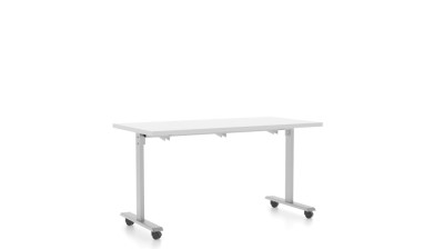 Birou cu blat pliabil mobil fold 140 x 70 x 75 alb foto