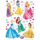 Sticker Printese Disney - 65x85cm - DK1706