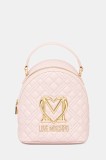 Love Moschino rucsac culoarea roz, mic, cu imprimeu, JC4304PP0MK1260A