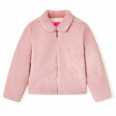 Palton pentru copii din blana artificiala, roz, 140 GartenMobel Dekor