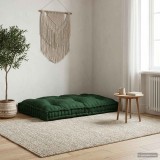 vidaXL Perna pentru canapea pe palet Verde 120 x 80 x 12 cm Țesătură 4019091