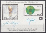 Germania 1994 - CM de fotbal - SUA, Colita Suvenir, MNH