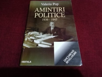 VALERIU POP - AMINTIRI POLITICE foto