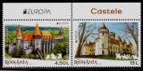 RO 2017 LP 2142 &quot;Europa-Castele&quot; , serie cu punte tip I , MNH