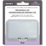 Dooky Reusable Lid Grey Card capac pentru șervețele umede 1 buc