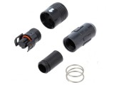 Mufă Circulară HR30 Push-Pull Aurită 2A 12 PIN-uri