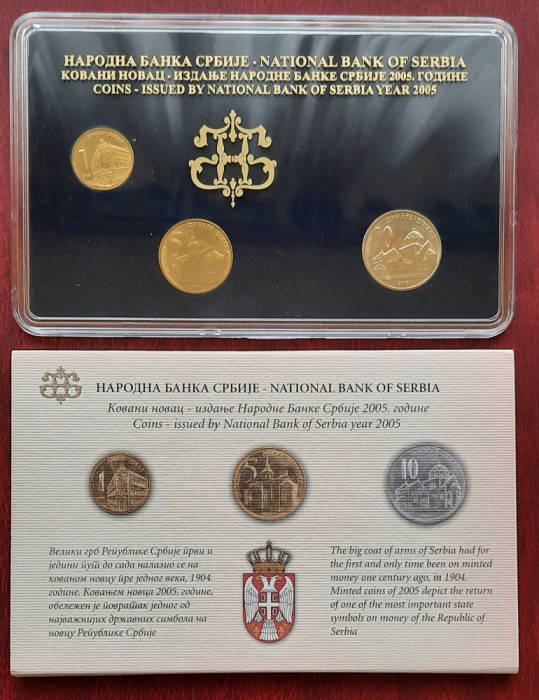 Set monede Serbia 2005 - BU - A 3542