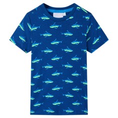 Tricou pentru copii, albastru &icirc;nchis, 128