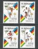 Suriname 1988 - Jocurile Olimpice, sport, serie neuzata