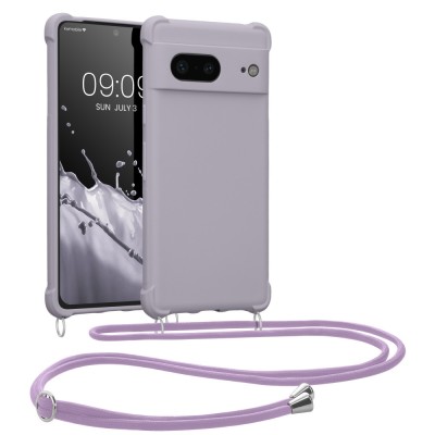 Husa Kwmobile pentru Google Pixel 7, Mov, Silicon, KWM000017KL014C foto