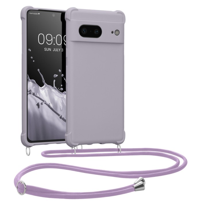 Husa Kwmobile pentru Google Pixel 7, Mov, Silicon, KWM000017KL014C