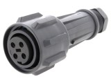 Conector Circular Mufă Mamă 4 PIN Filet Interior Rotire