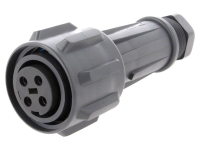 Conector circular mamă 4 pini IP68 foto