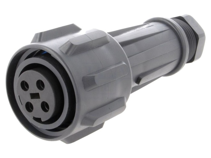 Conector circular mamă 4 pini IP68