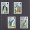 Insulele Falkland 1991 - Fauna WWF, pinguini, serie incompleta neuzata