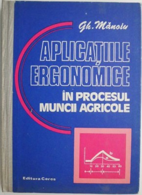 Aplicatiile ergonomice in procesul muncii agricole &amp;ndash; Gh. Manoiu foto