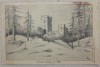 Ruinele Ciceului in 1866// CP, Necirculata, Printata