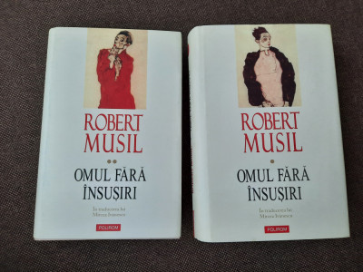 OMUL FARA INSUSIRI ROBERT MUSIL 2 VOLUME EDITIE CARTONATA foto