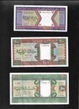 Set Mauritania 100 + 200 + 500 ouguiya 2002 unc pret pe set