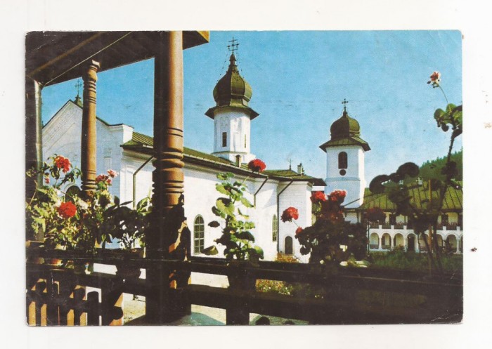 RF48 -Carte Postala- Biserica manastirii Agapia, circulata 1976