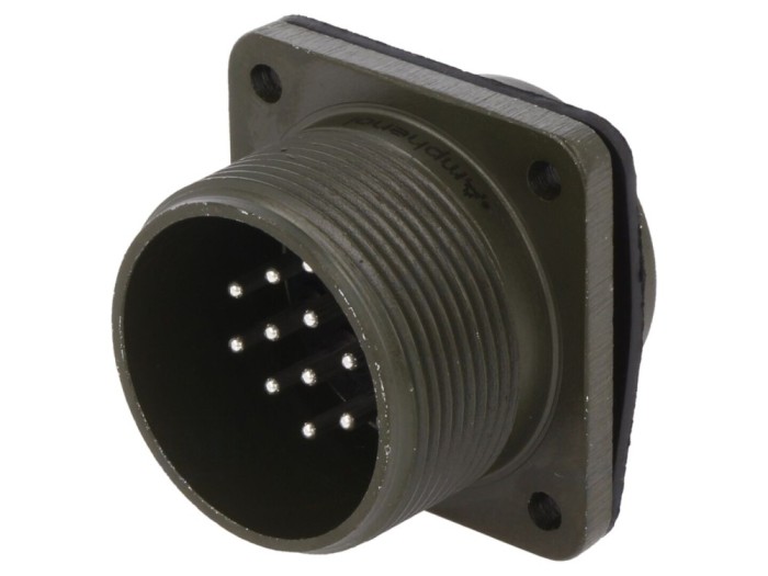 Conector circular drept 13A 700V DC