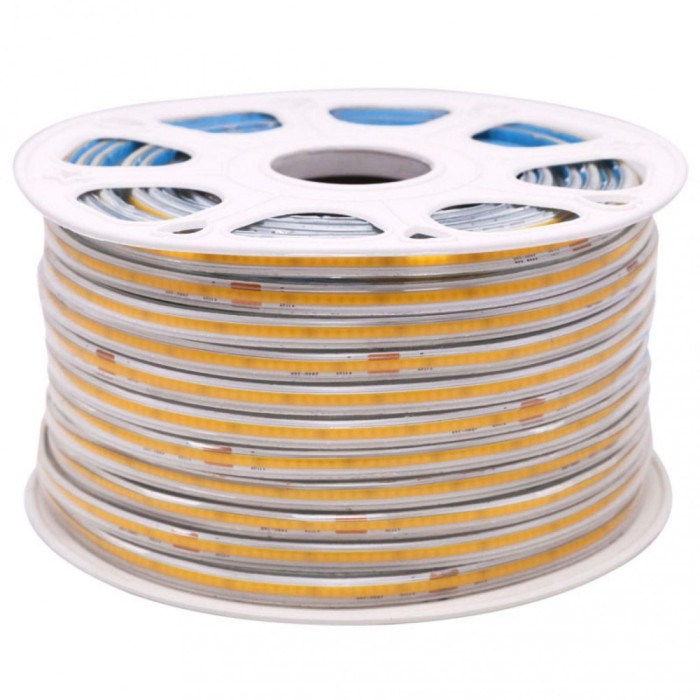 Banda LED Cob 288Led/ML 220V, 10W/m, 12mm, Lumina Mov