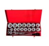 Trusa cu tubulare hexagonale de 1 tol, 21 buc, Toolhub
