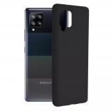 Cumpara ieftin Husa Samsung Galaxy A42 5G Silicon Negru Slim Mat cu Microfibra SoftEdge