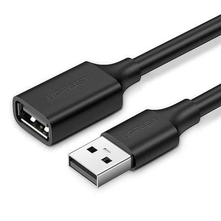 cablu prelungitor/extensie USB, negru