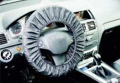Husa protectie volan auto din piele reutilizabil foto