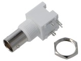 Conector BNC soclu mamă 90&deg; 75&Omega; THT pentru PCB AMPHENOL RF