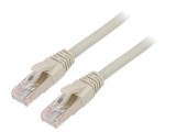 Cablu Patch ETHERLINE Cat.6a S/FTP LSZH Gri 0.5m