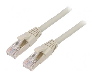 Cablu Patch ETHERLINE Cat.6a S/FTP LSZH Gri 0.5m foto